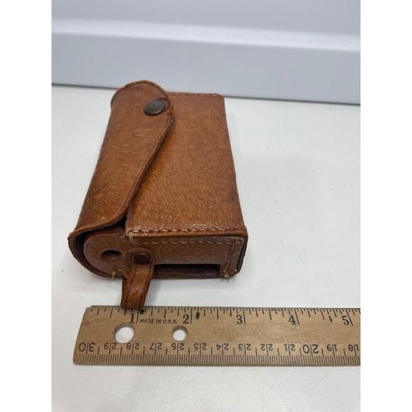 case only!! KOWA Transistor Radio or Camera brown leather case- JAPAN - Picture 9 of 10